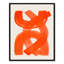 Orange Strokes Print by Haniff-129155899-129155863-129155834