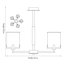 Fig 5 - Light Shaded Chandelier