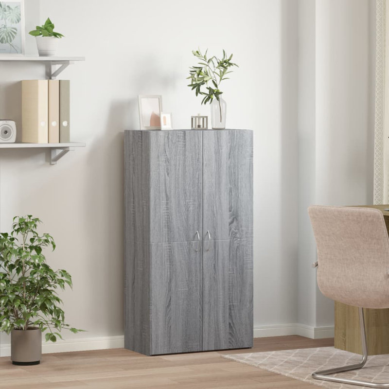 Storage Cabinet, Grey Sonoma