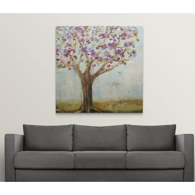 «Anjulie Burgundy Tree» par Jill Martin, reproduction d'art
