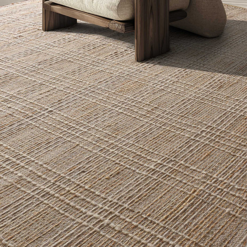 Tapis beige 6 x 9 Uttermost Baxton, Rectangle 6 pi x 9 pi