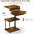 Side Table For Couch Arm, Height Adjustable