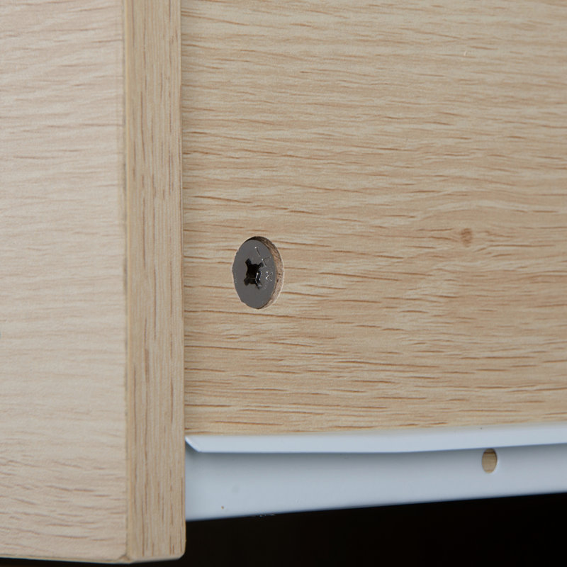 Armoire de rangement Hamund, Naturel/brun