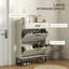 Armoire à chaussures étroite, armoire de rangement industrielle pour chaussures