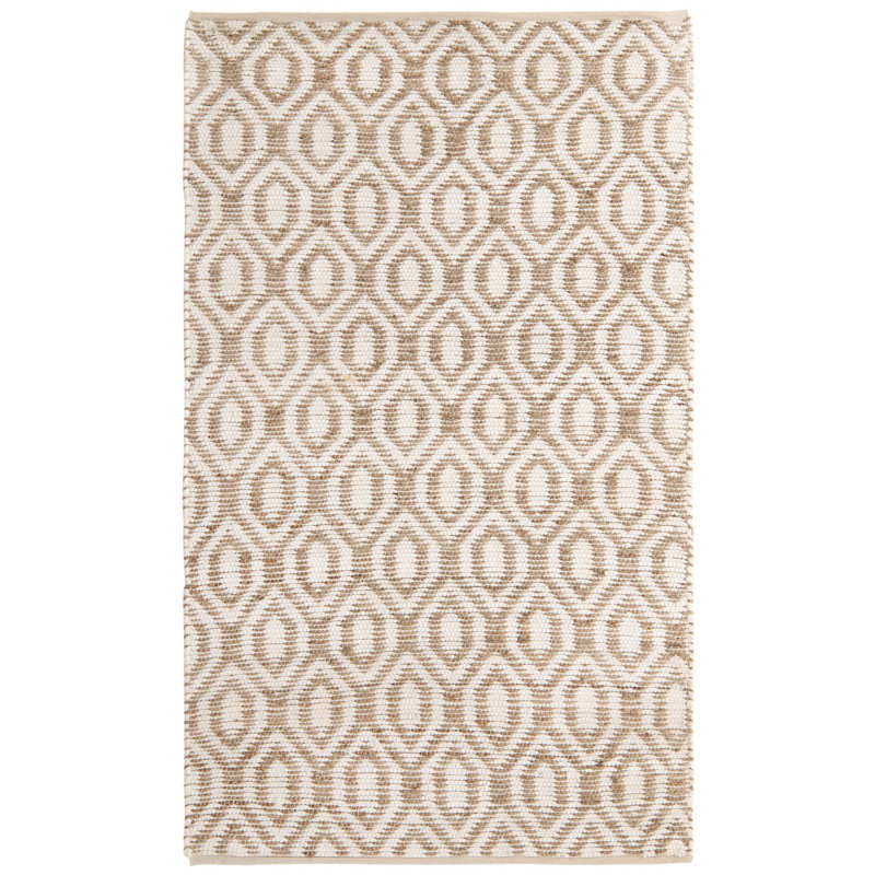 Egge Cotton Geometric Indoor Rug, Rectangle 5' x 8'