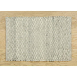Solid Colour Wool Area Rug