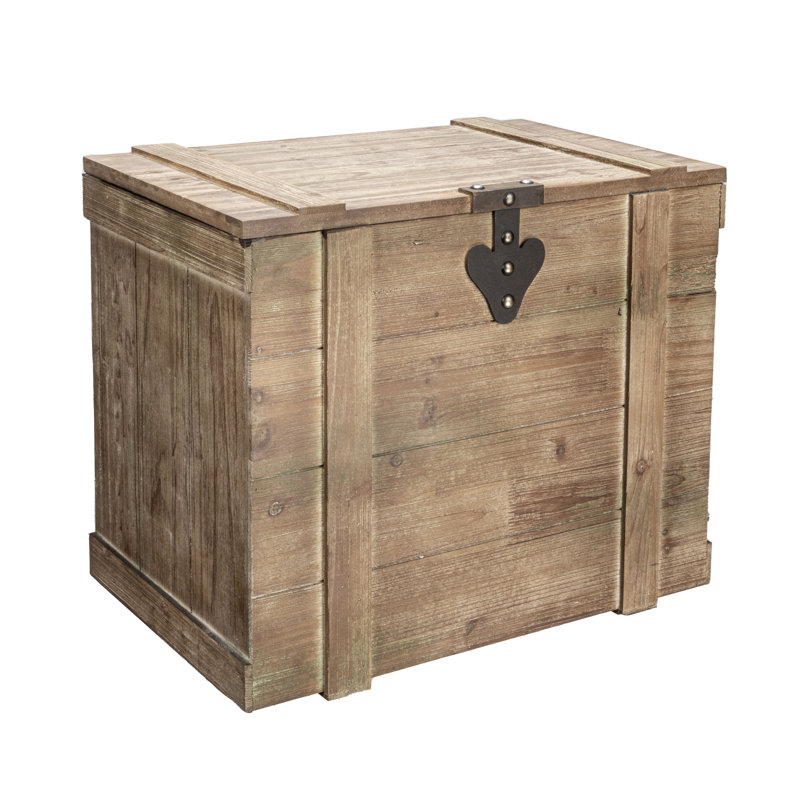 Petit coffre en bois pour la maison, H 20,9 po x l 24,8 po x P 16,3 po
