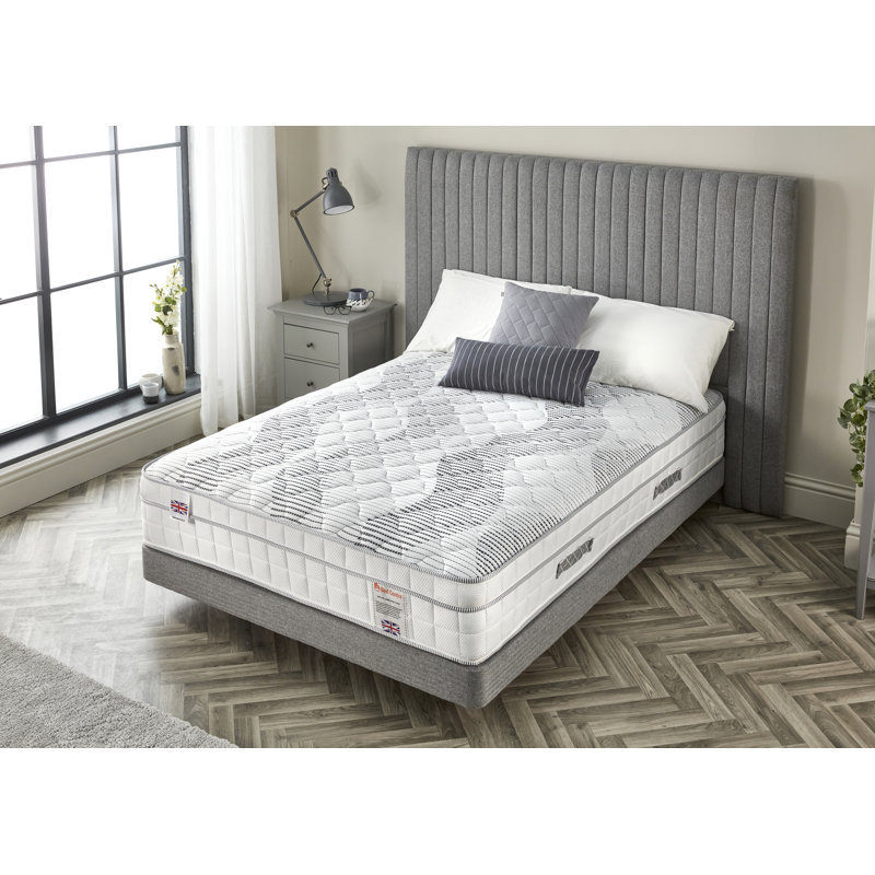 Brayden Studio Medium Firm 1000 Pocket Sprung Mattress Plush Top , Double (4'6)
