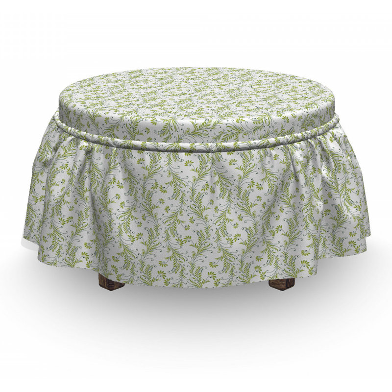 Box Cushion Ottoman Slipcover