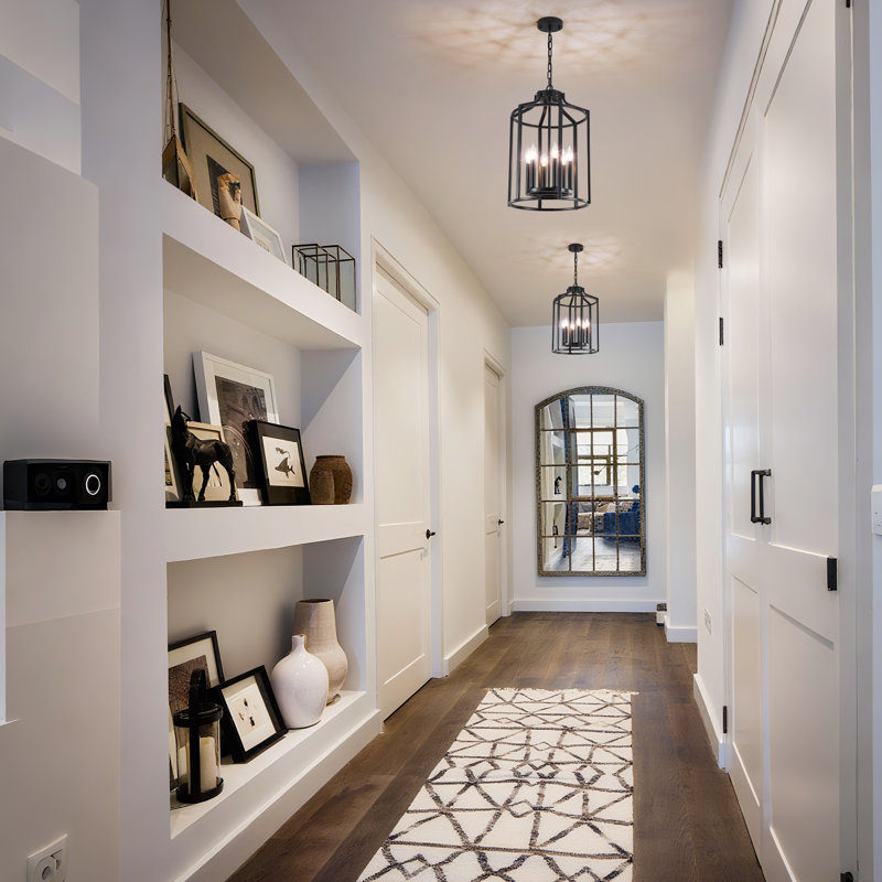 6-Light Dimmable Lantern  Chandelier