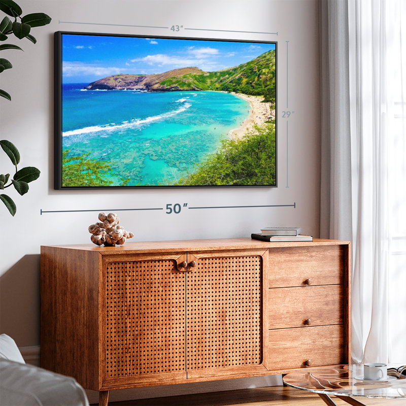 Impression sur toile Snorkel Bay Oahu, H 29 po x l 43 po