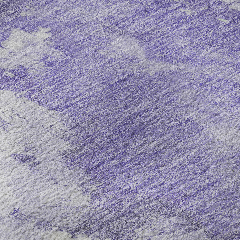 Tapis abstrait lavable à la machine Premium Slesnick AMF1675, Rectangle 9 pi x 12 pi