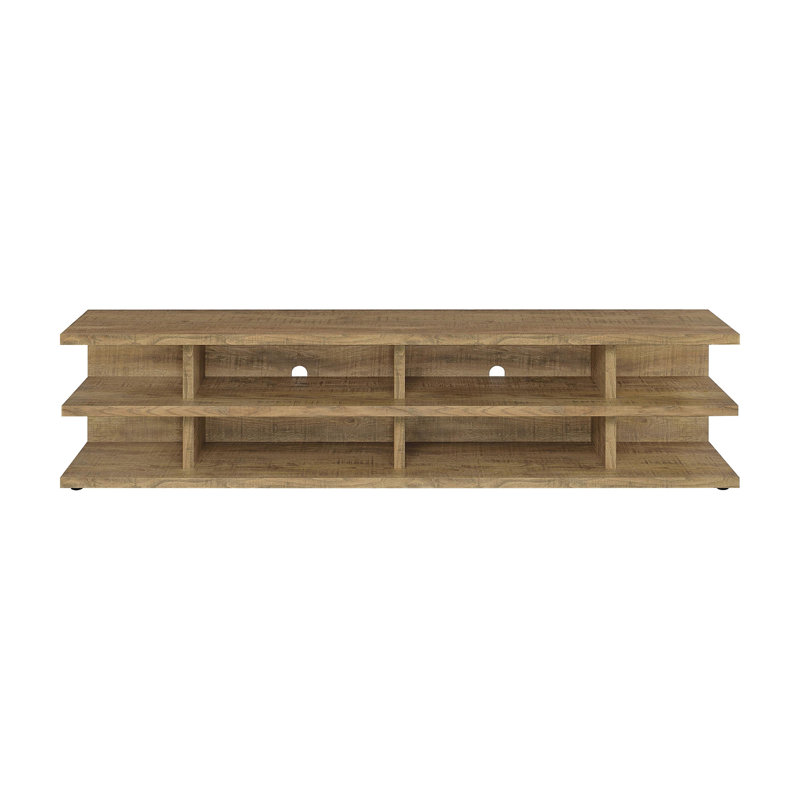 Meuble télé en bois à 2 niveaux, Manguier