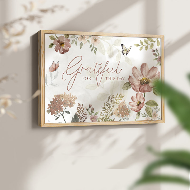 Summers Grateful - Impression encadrée - Restickable, H 22 po x l 28 po, Naturel