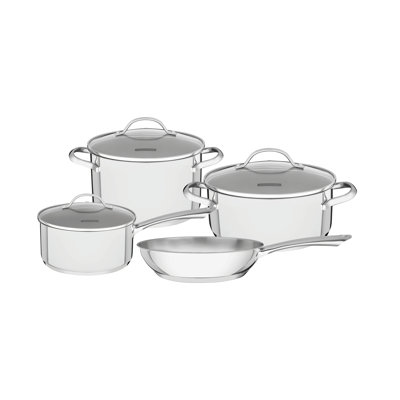 Tramontina 4 Pieces Stainless Steel Cookware Set