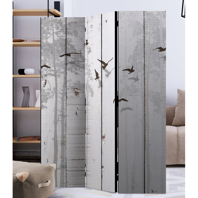 Koris 172cm H Folding Room Divider, 3