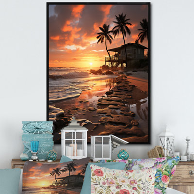 Miami Sunrise Magic II sur impression sur toile