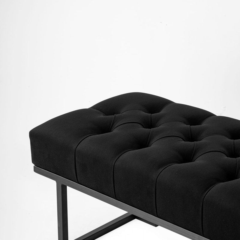 Femmine Velvet Upholstered Bench, H40 x W100 x D30cm