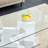 A Rectangular Modern And Fashionable Coffee Table With Tempered Glass Tabletop And MDF Legs. Suitable For Living Room.47.2"*25.5"*18"-869181299