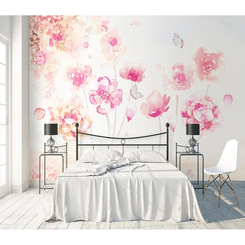 Papier peint texturé amovible Floral, L 4,08 pi x l 6,25 pi