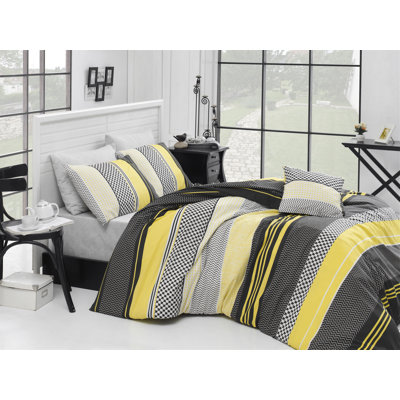 Cotton Striped Duvet Cover