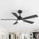 Selvidge 52'' Ceiling Fan with LED Lights and Remote, 6 Speed Quiet Reversible DC Motor, 5 Plywood Blades, 5''/10'' Downrods,Timer