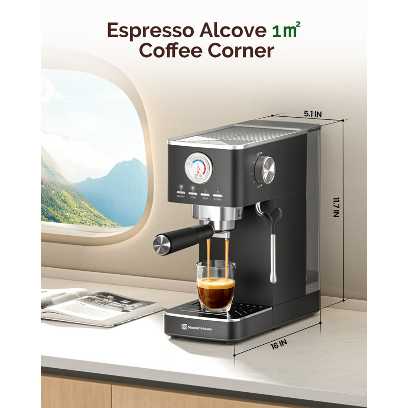 Cafetière résidentielle à 2 tasses, Noir