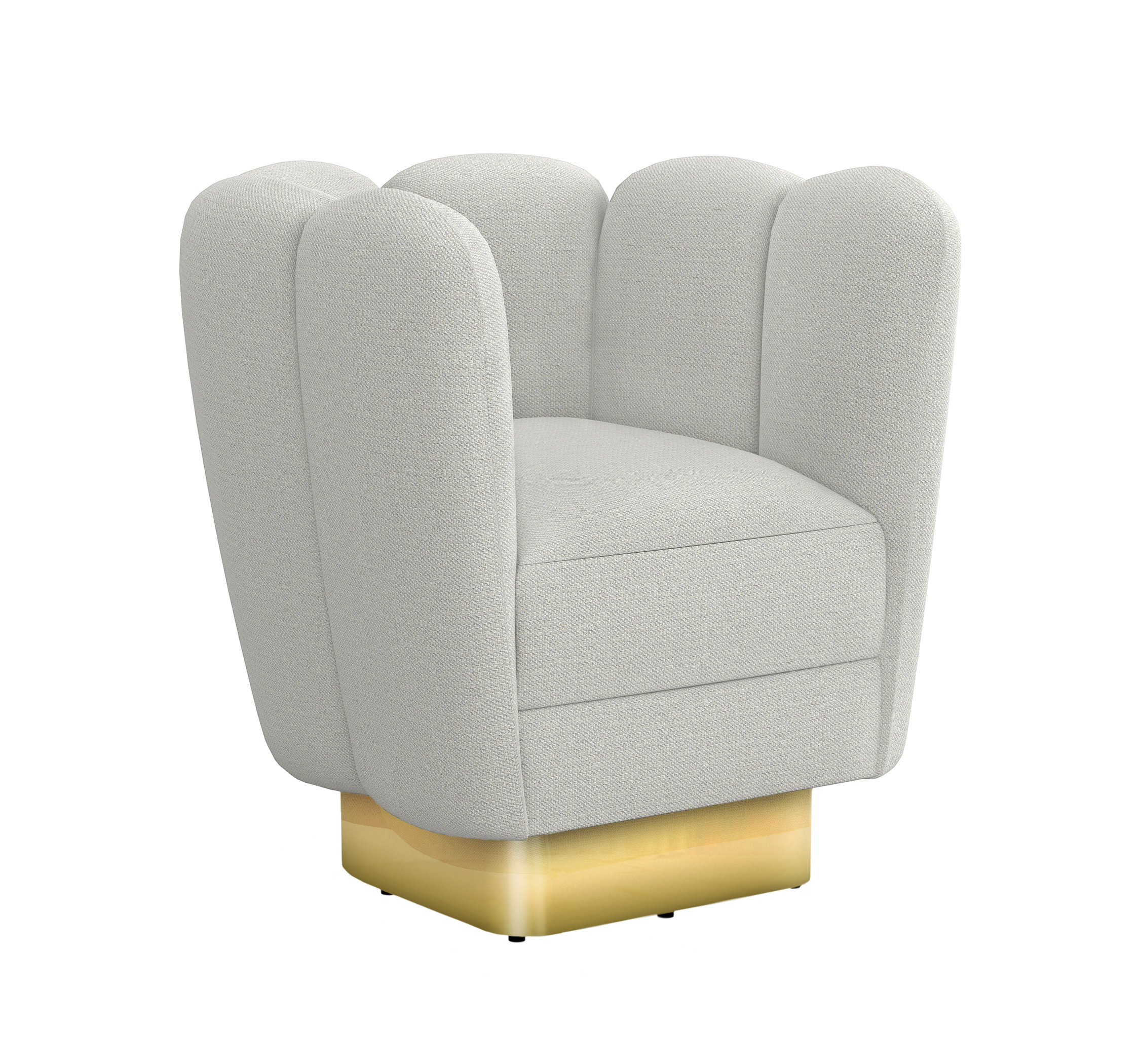Interlude Gallery 31" Wide Swivel Barrel Chair - Wayfair Canada