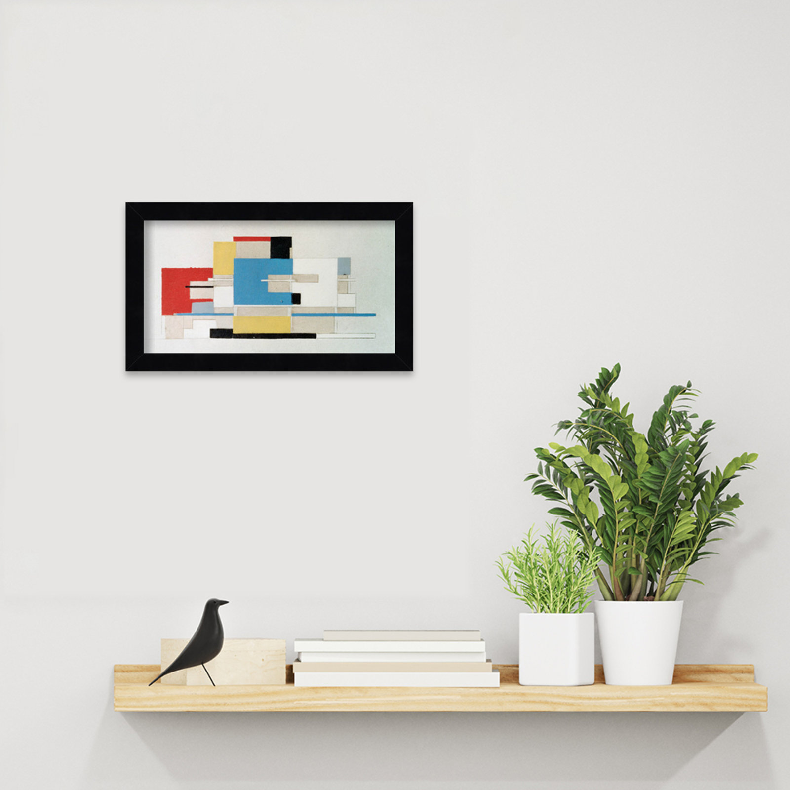 Earling "Colour Study for Architecture" Print, 8" H x 13" W, Black