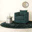 Fauteuil demi-tonneau pivotant Modern Peacock-541064889