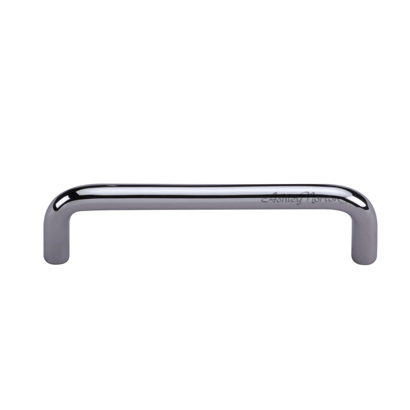 Polished Chrome Solid Brass 6" Cabinet Arch Pull