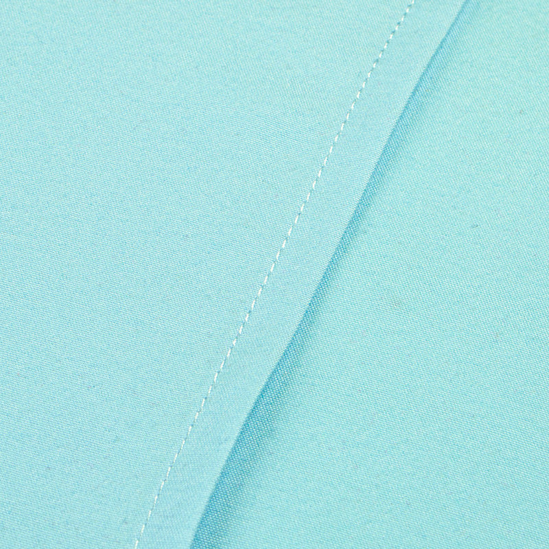 Drap plat seulement, drap de dessus en microfibre brossée 1800 - NTBAY, Très grand californien, Turquoise