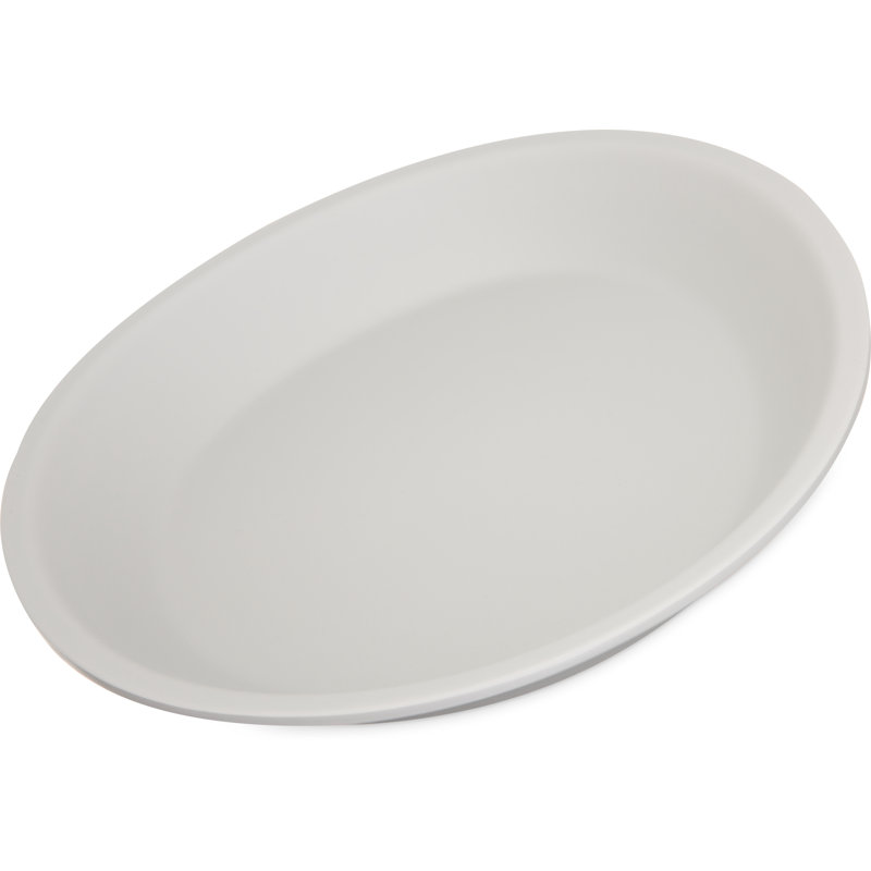 Ridge 10" Melamine Salad Plate, Cement