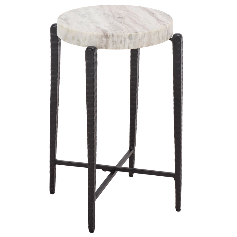 Yaroslava Marble Accent Table