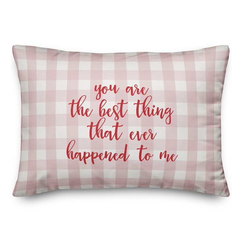  Coussin You Are The Best Thing, Rouge / rose