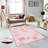 Stylish Woven Carpet, 100% Polyester, 0.3 in Pile Height | Antibacterial, Non-Slip PVC Felt Dot Underside, Machine Washable | 3D Digital Printing, Durable & Easy to Maintain - Perfect for Any Room-597290416