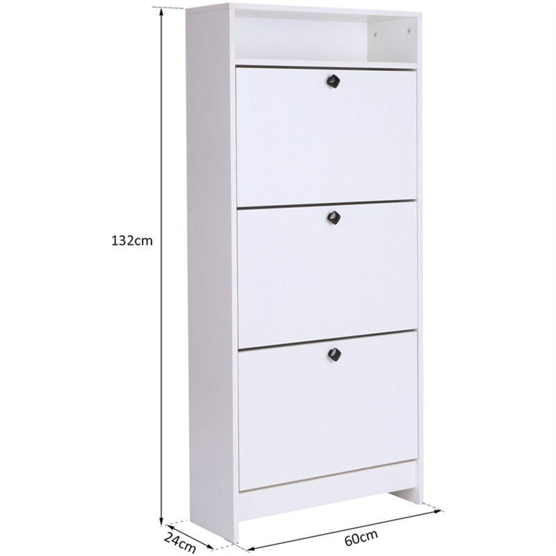18 Pair Flip Down Shoe Storage