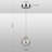 Adetoun 1 - Light Chrome LED Pendant