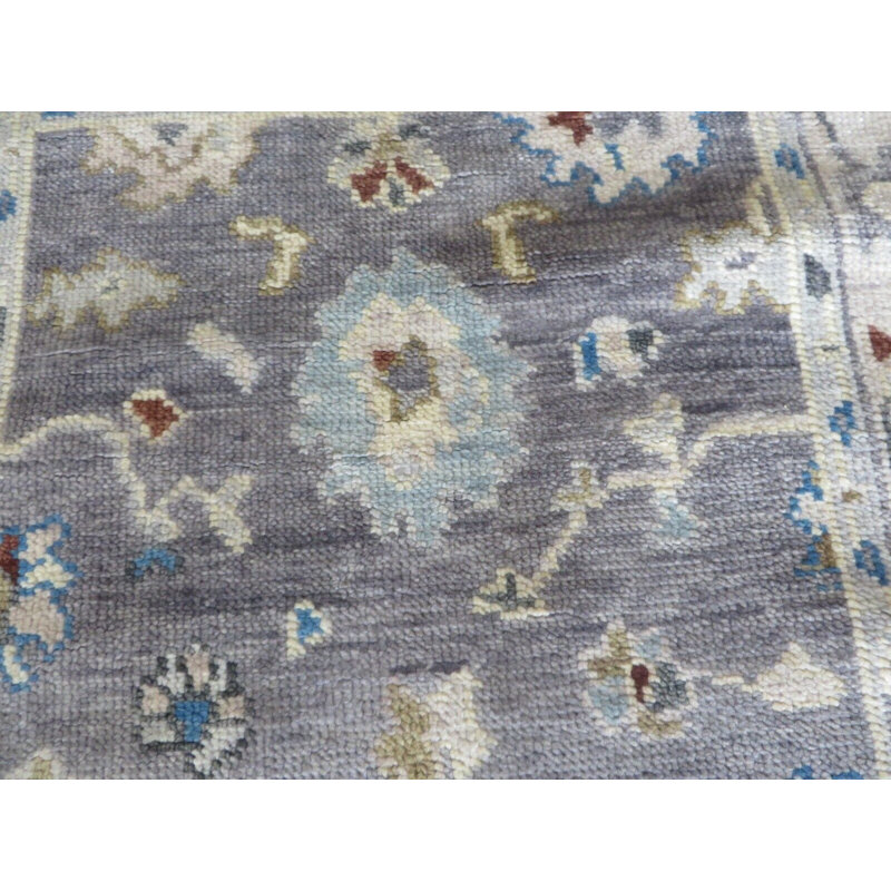 Tapis rectangulaire en laine de conception unique 3 pi x 5 pi 1 po Genci