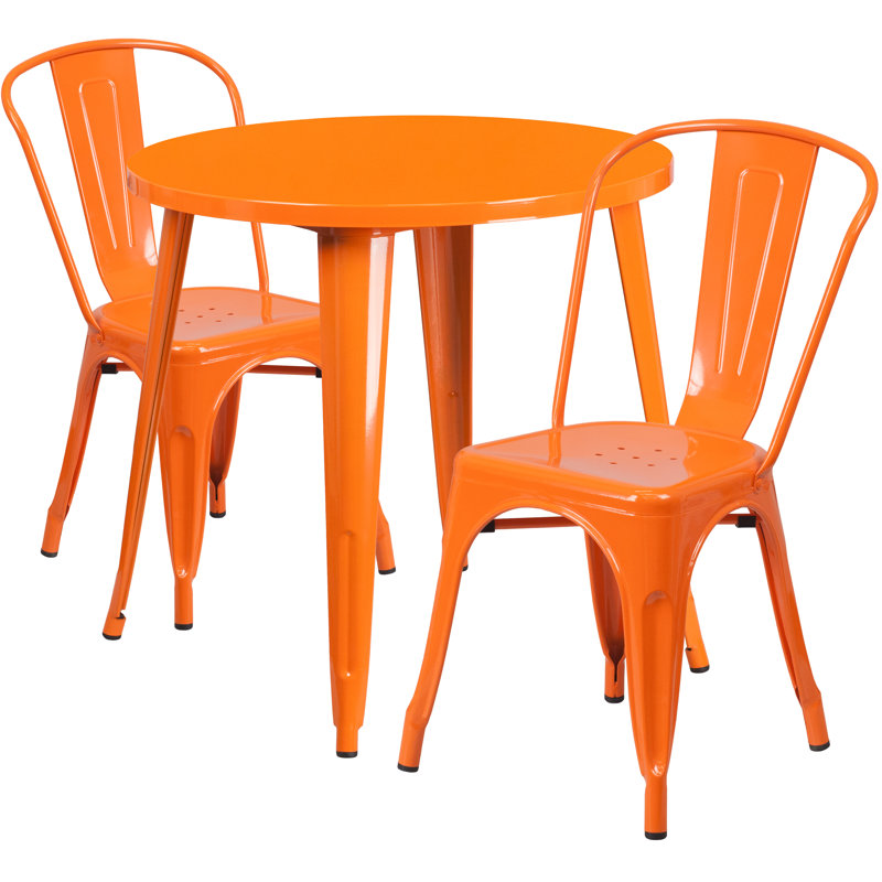 Ensemble bistro Brinson, Orange, 17.5"