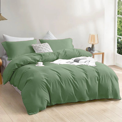 Luxury 4-Piece Microfiber Duvet Cover Complete Set