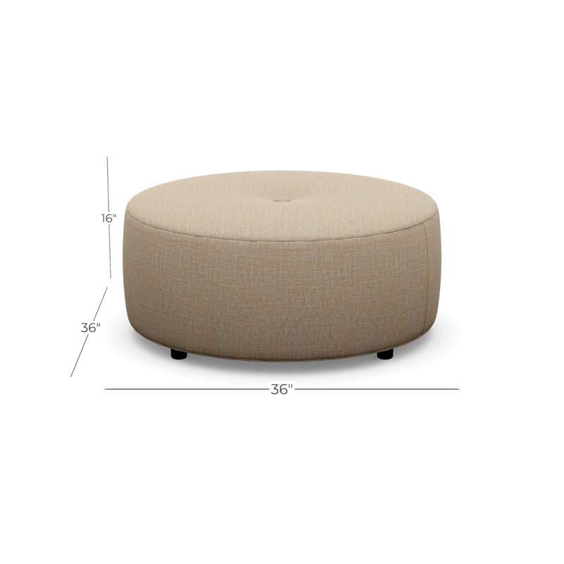 Pouf Round Ottoman, Churchill 351902
