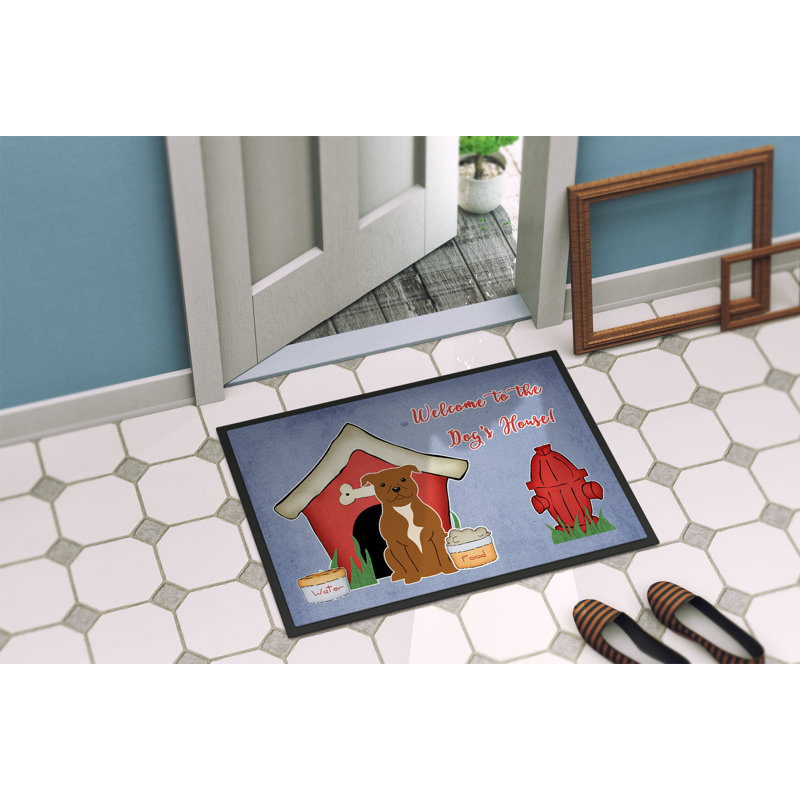 Tapis extérieur antidérapant Christord, Rectangle 1 pi 6 po x 2 pi 3 po, Brun