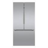Bosch - 800 Series 36-Inch Smart 3-Door Counter-Depth Refrigerator With Recessed Handles, Anti-Fingerprint Exterior, Internal Water, Home Connect