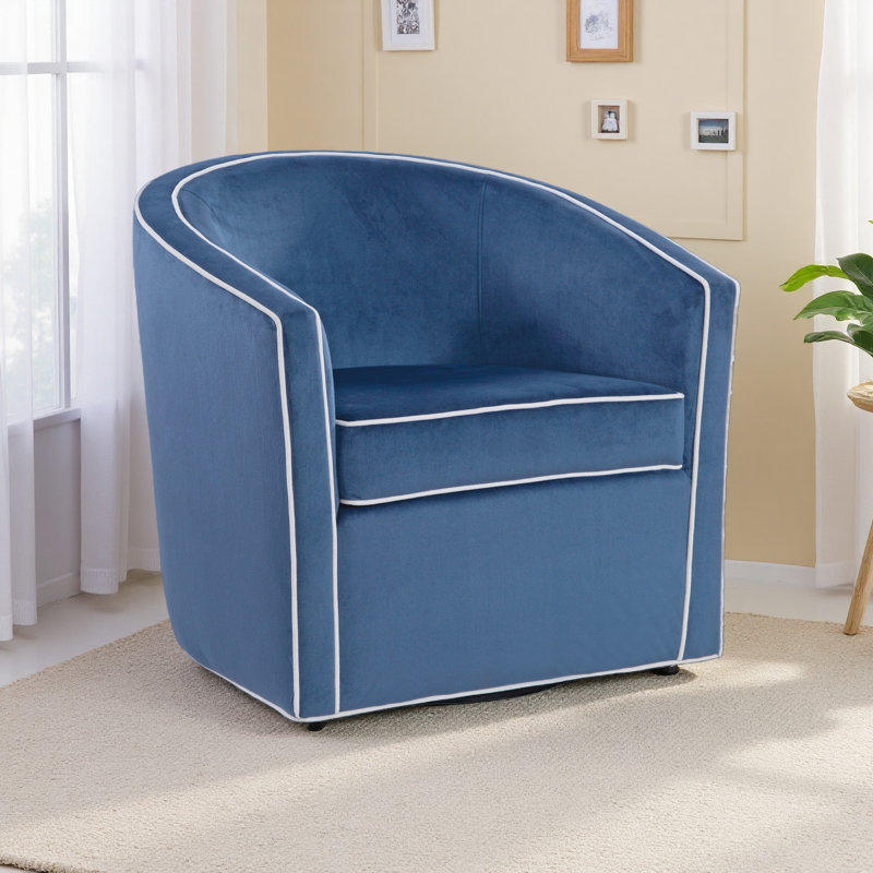 Chaise pivotante, Bleu