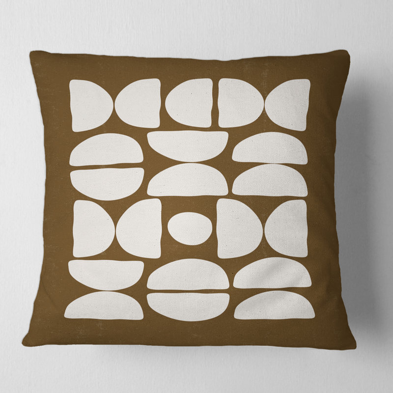 Composition de la housse et de la housse de coussin carré carré, 18" x 18"