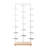 9 Pair Free Standing Shoe Rack Display Shelf-666092513