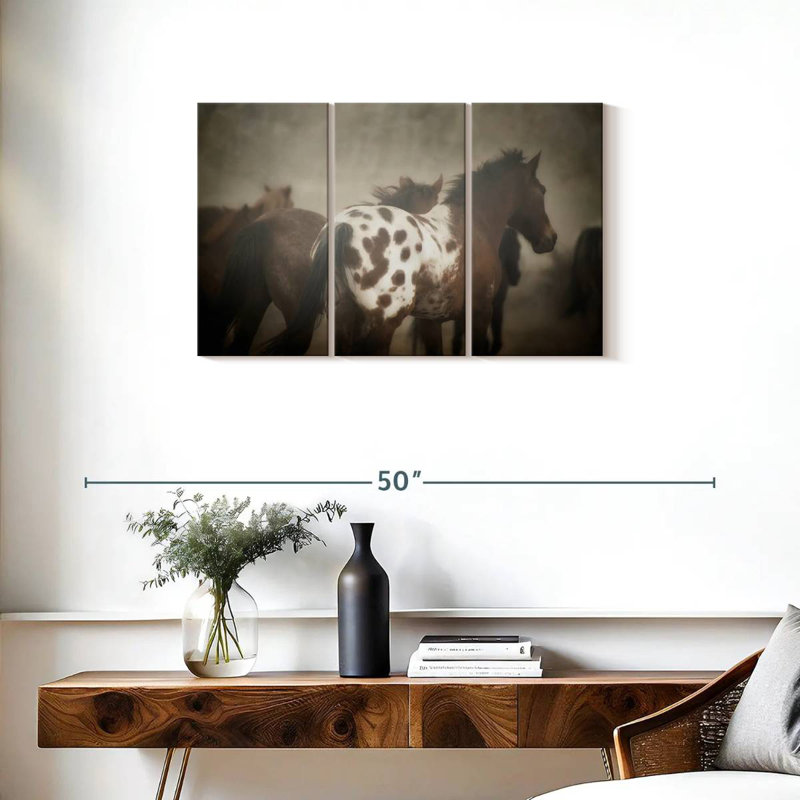 Brampt Appaloosa Herd, 20" H x 33" W