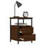Orlie 34cm W Iron Bedside Table-826484598