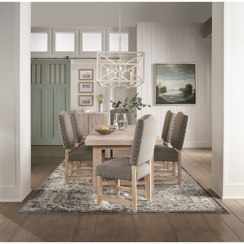 Bauhaus Extendable Oak Solid Wood Dining Table